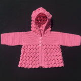 Michelle Baby Hoodie and Booties 0-3 Months | Crochet Pattern PDF | English