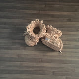 Renee Cardigan Hat (0-10Y) & Booties Crochet Pattern PDF | English