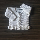 Shannyn Baby Cardigan | 0-3 Months | Crochet Pattern PDF | English