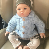 Zeb Crochet Baby Cardigan to 2 Years | Crochet Pattern PDF | English