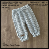 Zeb Baby Toddler Child Crochet Hat Pattern | Prem to 10 Years | English PDF