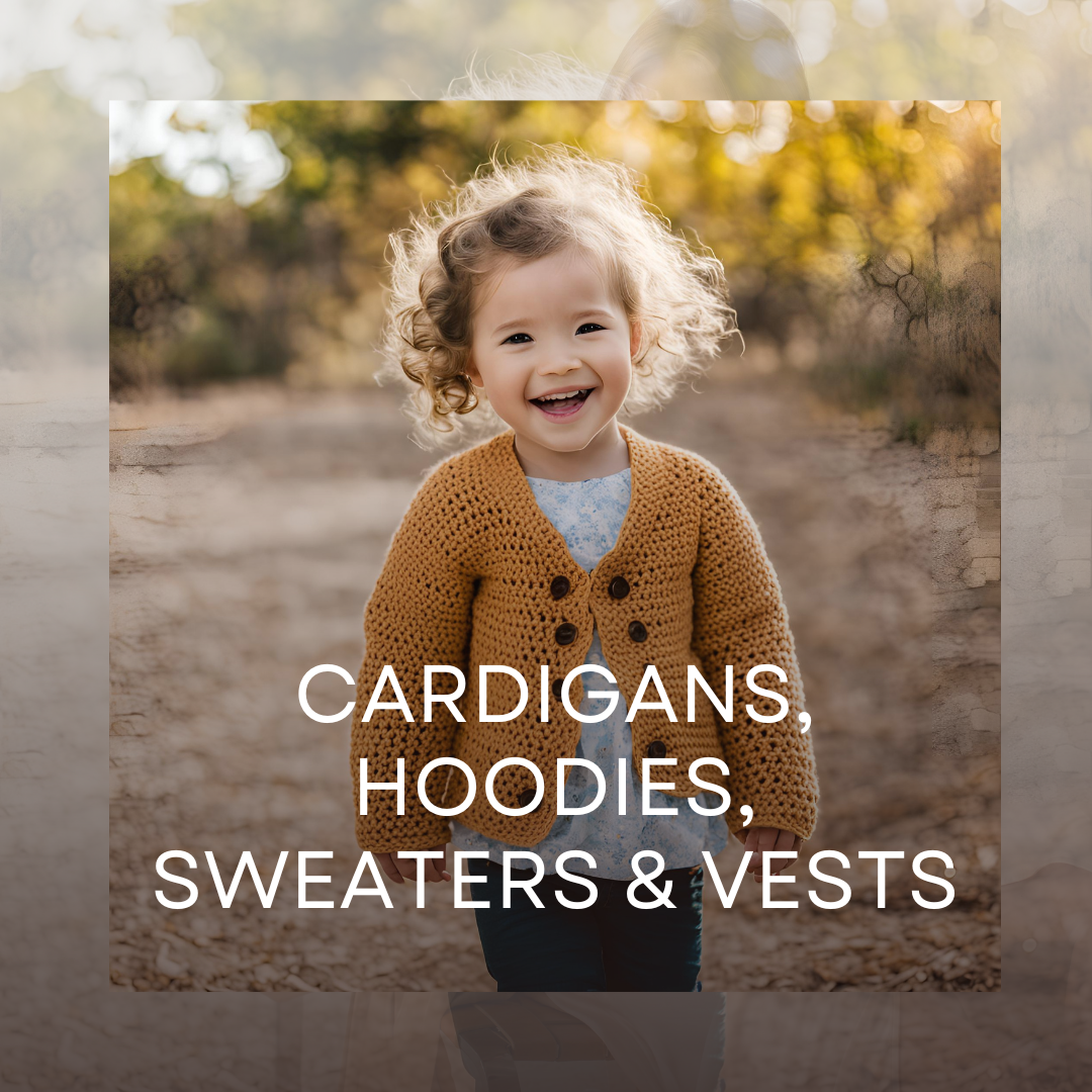 Cardigans, Hoodies, Sweaters & Vest Crochet Patterns