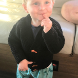 Crochet Baby & Kids Pattern Collection – Aaron Cardigan, Hat & Pants (NB–10Y) – English Only