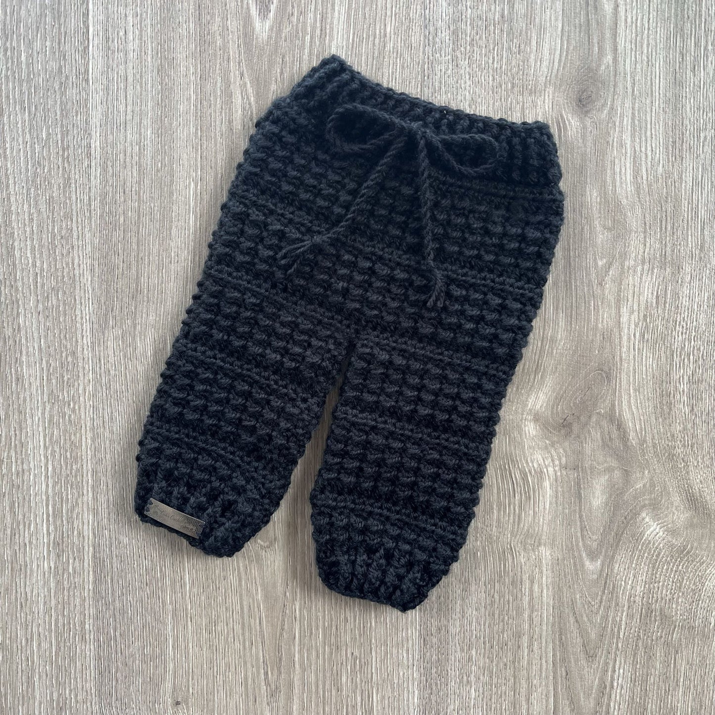 aaron crochet baby pants slant right front