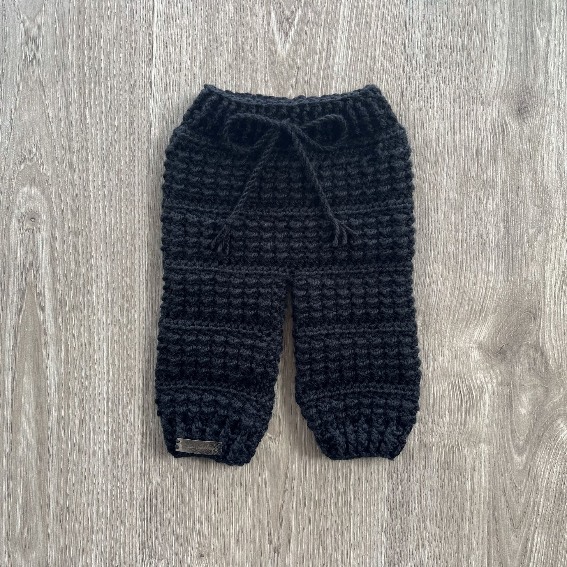 aaron crochet baby pants front