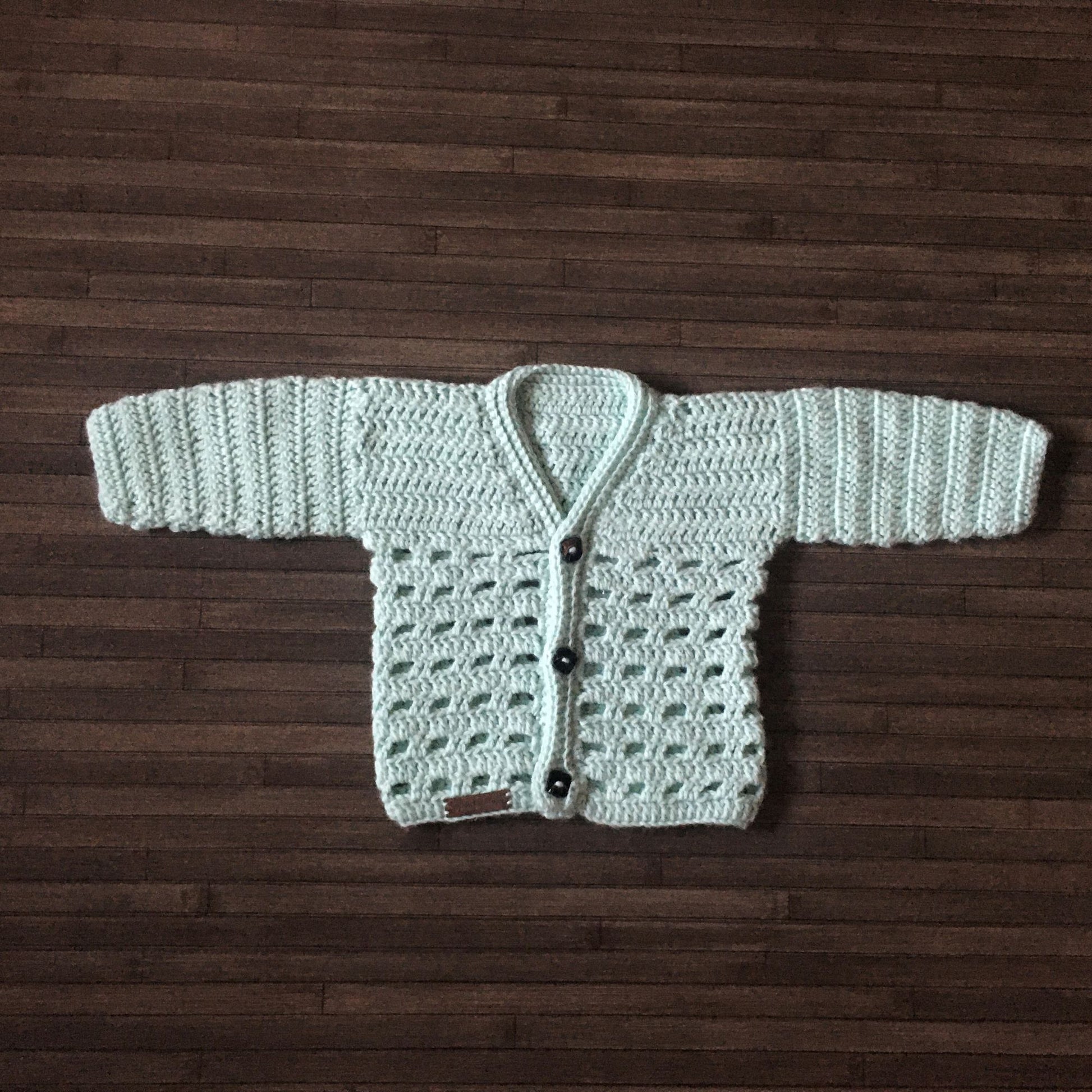 adam crochet baby sweater