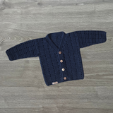 Crochet Baby Cardigan Pattern – Apple V-Neck Baby Sweater (6-12M)