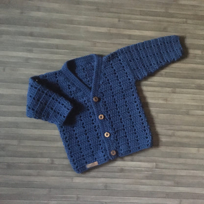 Crochet Pattern Apple Baby Cardigan Newborn to 4 Years