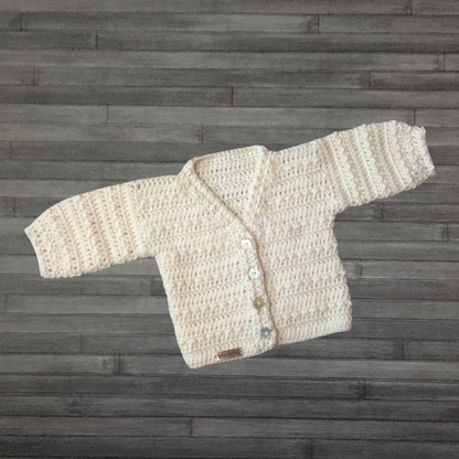 Crochet Pattern Ashley Cardigan Newborn to 10 Years