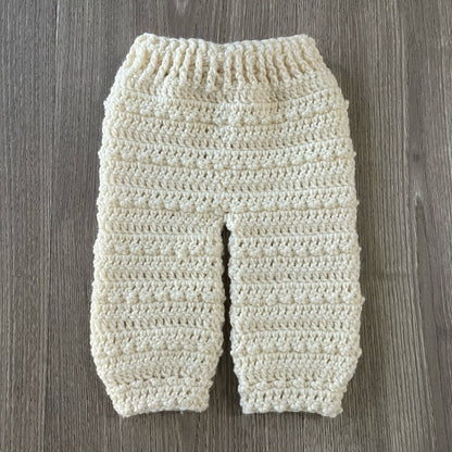 ashley crochet baby pants back