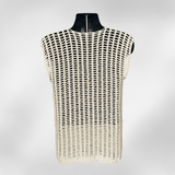 Cade Crochet Men’s Mesh V-Neck Tank Top Pattern (S–5XL) - English Only