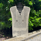 Cade Crochet Pattern Men's Mesh T-Shirt (S-5XL) – Digital PDF Pattern in English