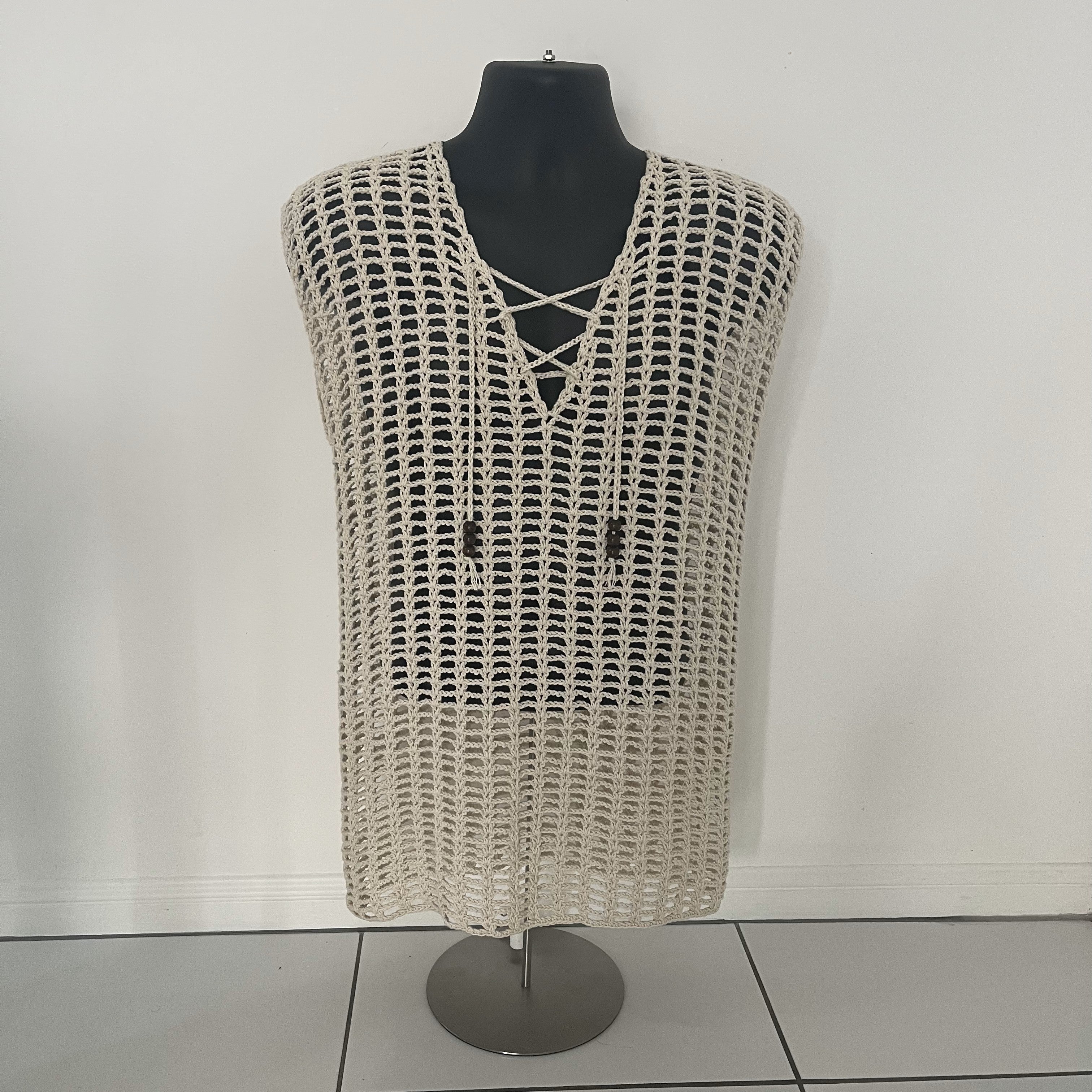 Cade Crochet Pattern Men's Mesh T-Shirt (S-5XL) – Digital PDF Pattern in English