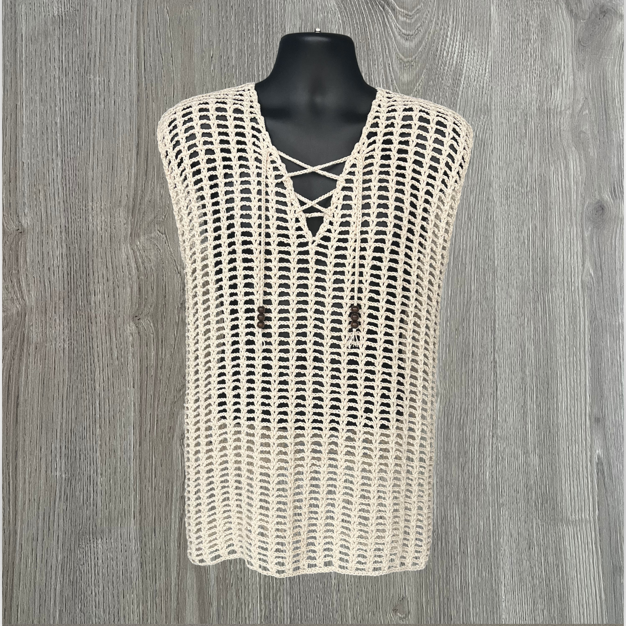 Cade Crochet Pattern Men's Mesh T-Shirt (S-5XL) – Digital PDF Pattern in English
