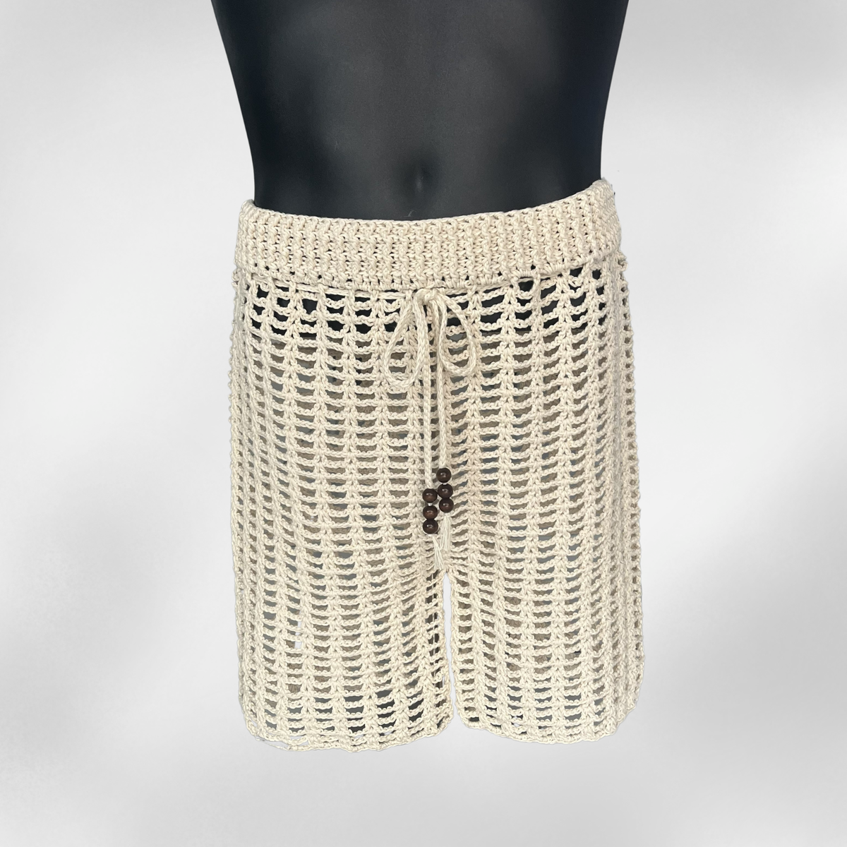Crochet Men's Shorts Pattern – Cade Mesh Crochet Shorts (Unisex, S–5XL)