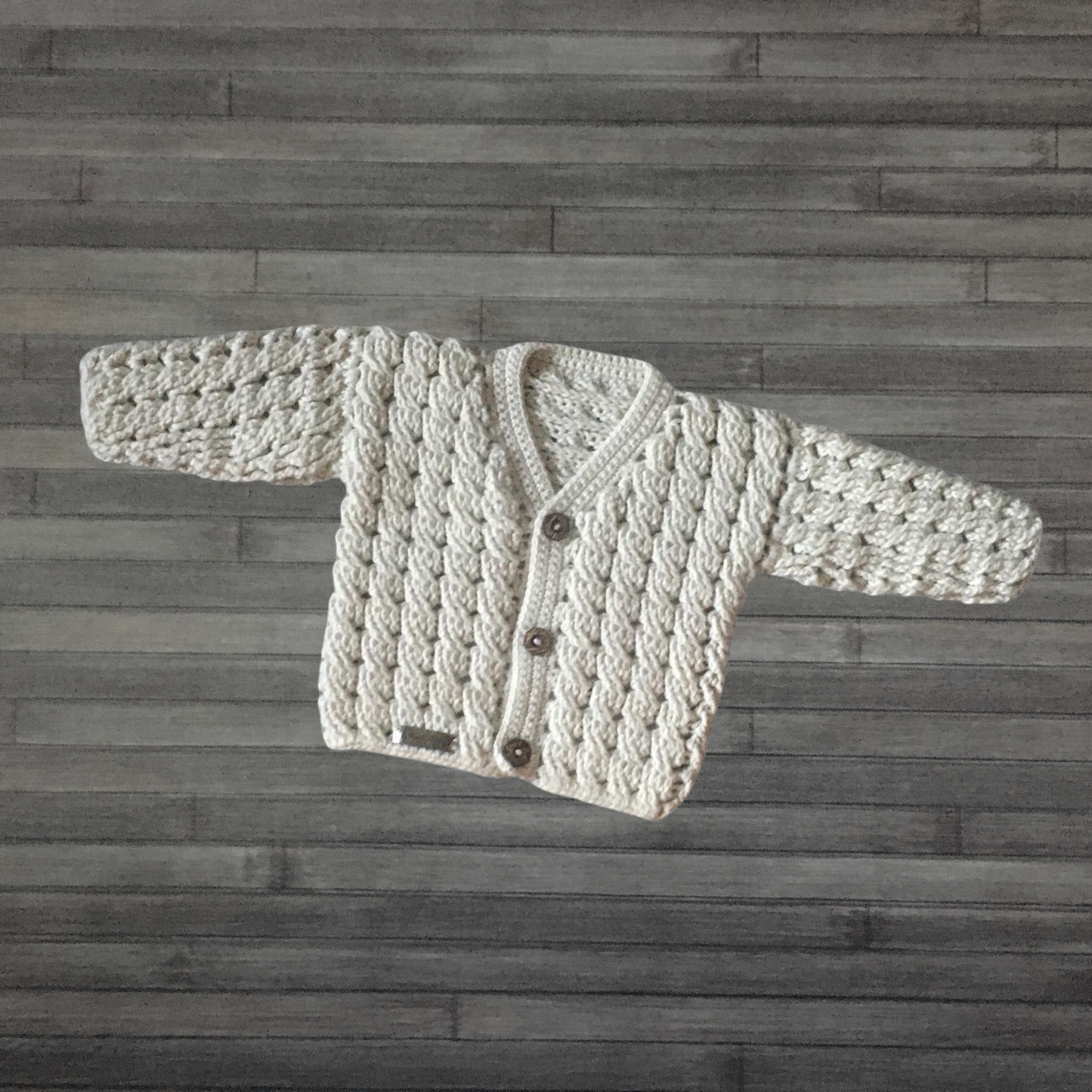 Crochet Pattern Caleb Baby Cardigan to 2 Years