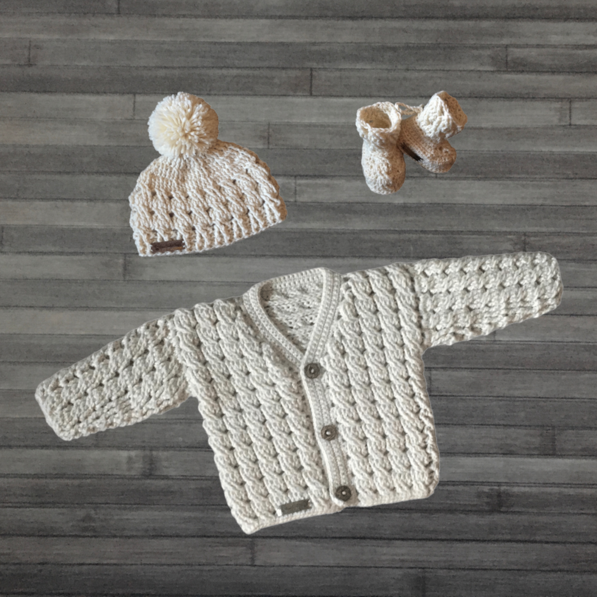 caleb cabled sweater set