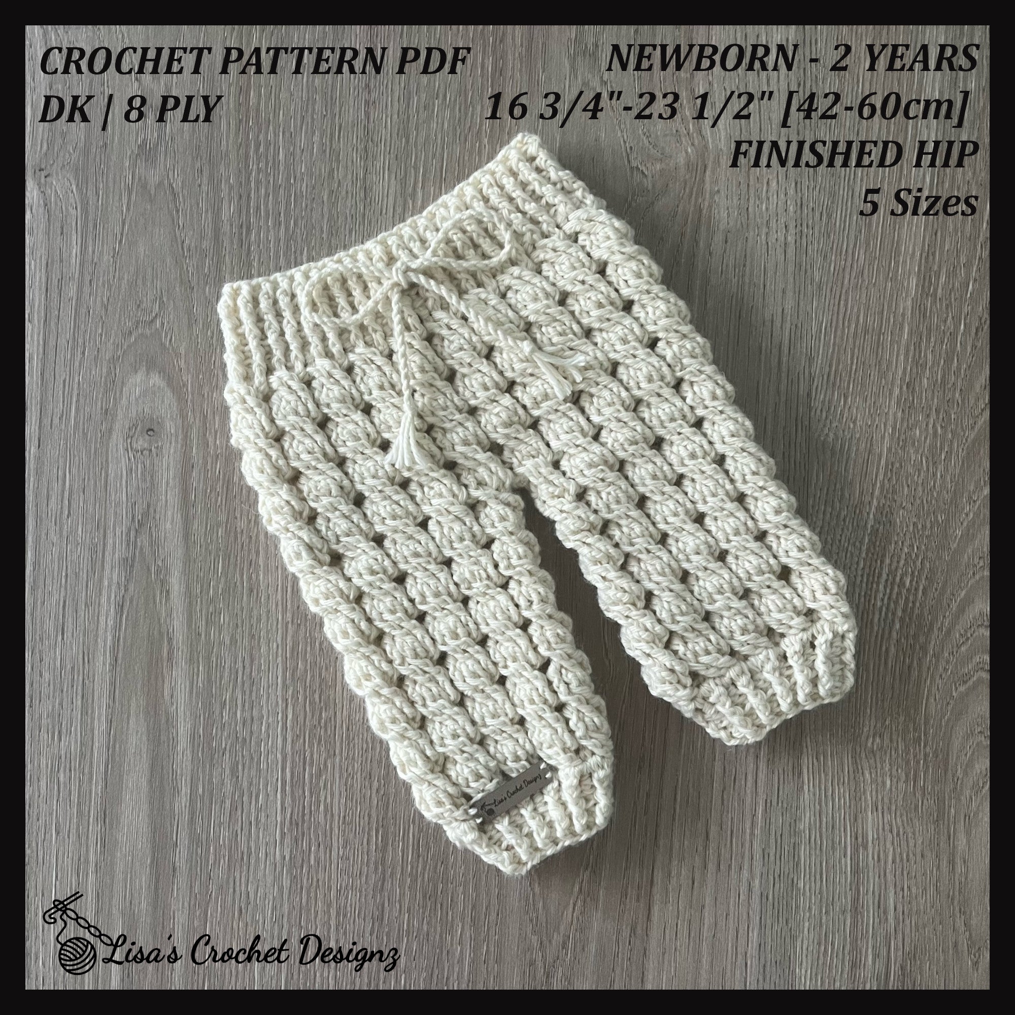 16 Adorable Free Crochet Pants Patterns