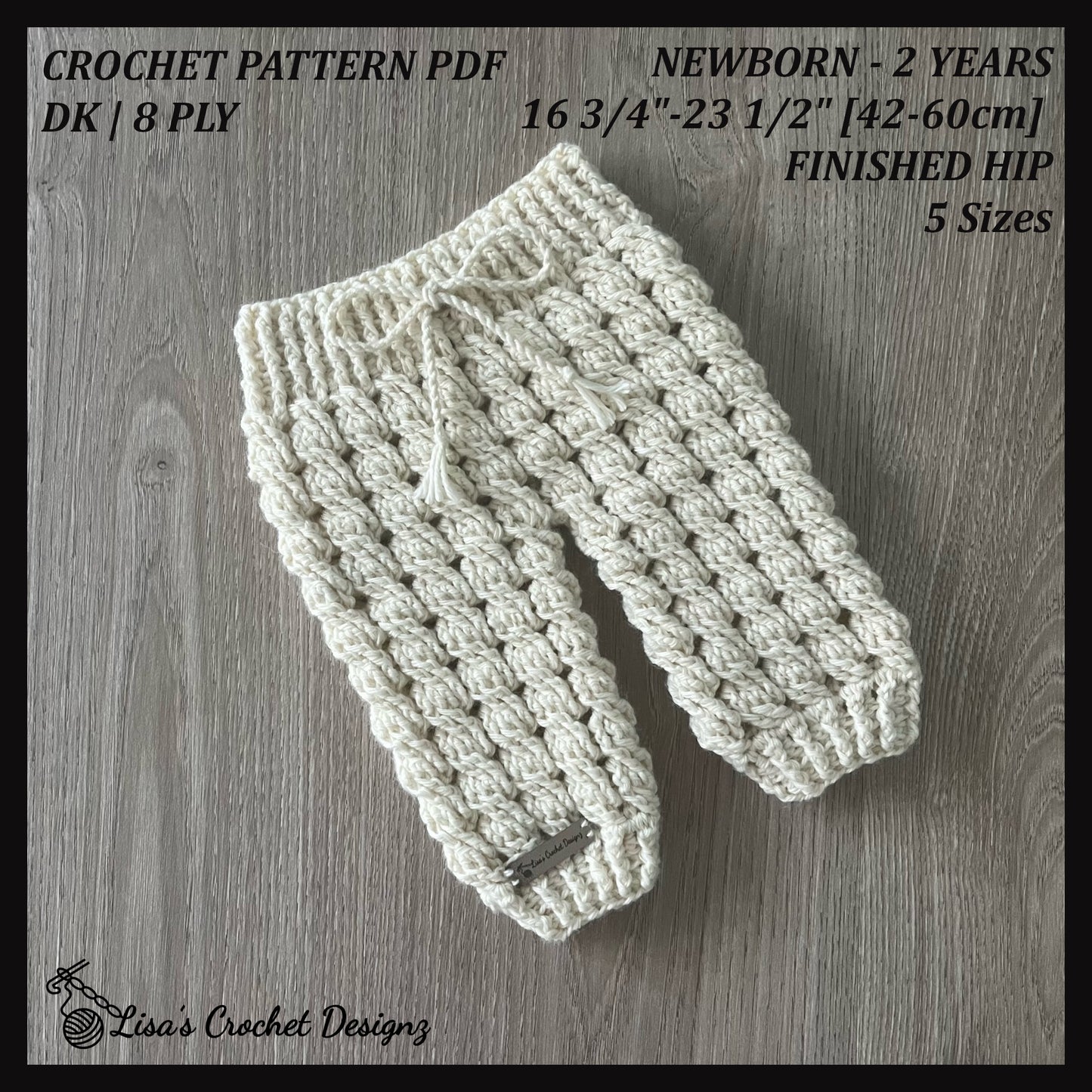 caleb crochet baby pants crochet pattern details newborn to 2 years