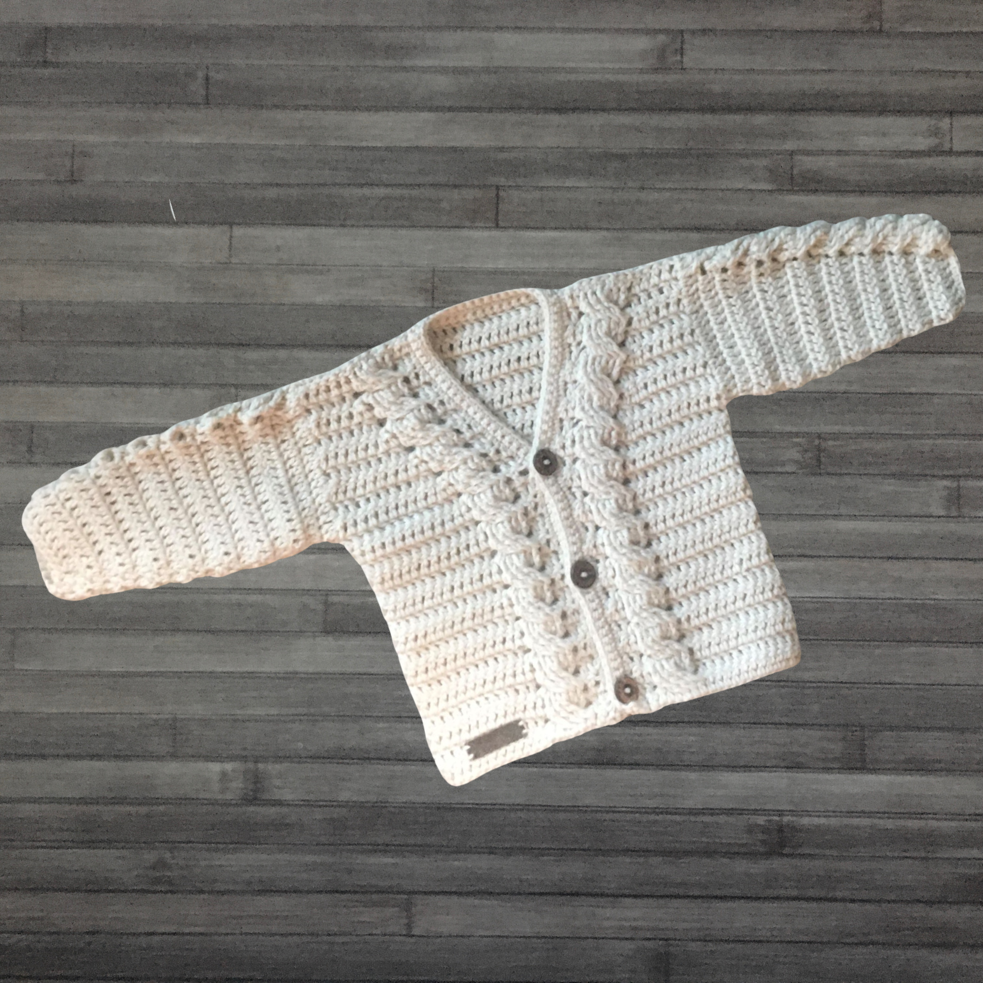 Cooper Cardigan, Hat & Booties (Baby to 2 Years) | Crochet Pattern PDF | English