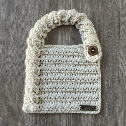 Crochet Pattern Cooper Crochet Cabled Baby Bib Free Crochet Pattern