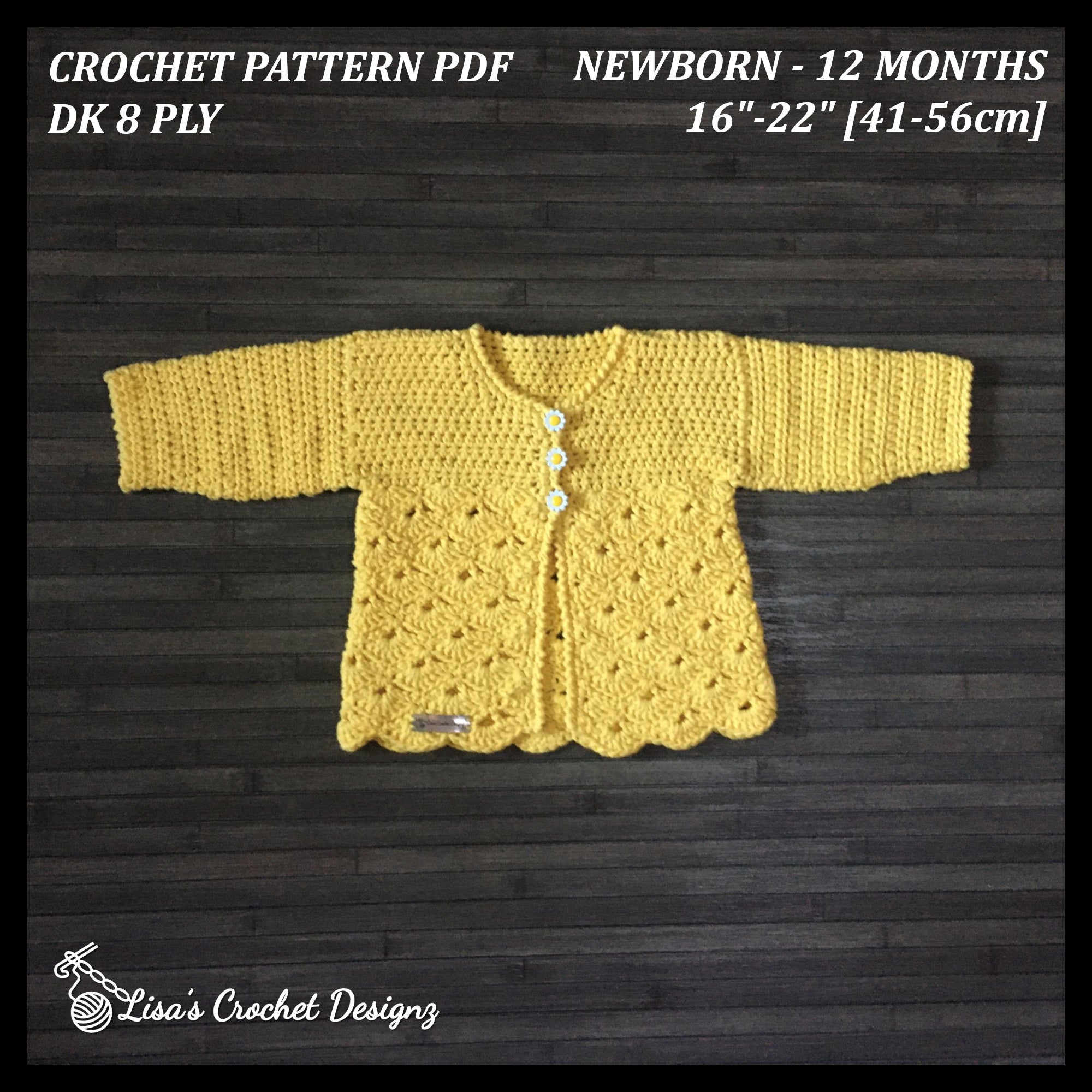 Daisy Crochet Baby Booties | Crochet Pattern PDF | English