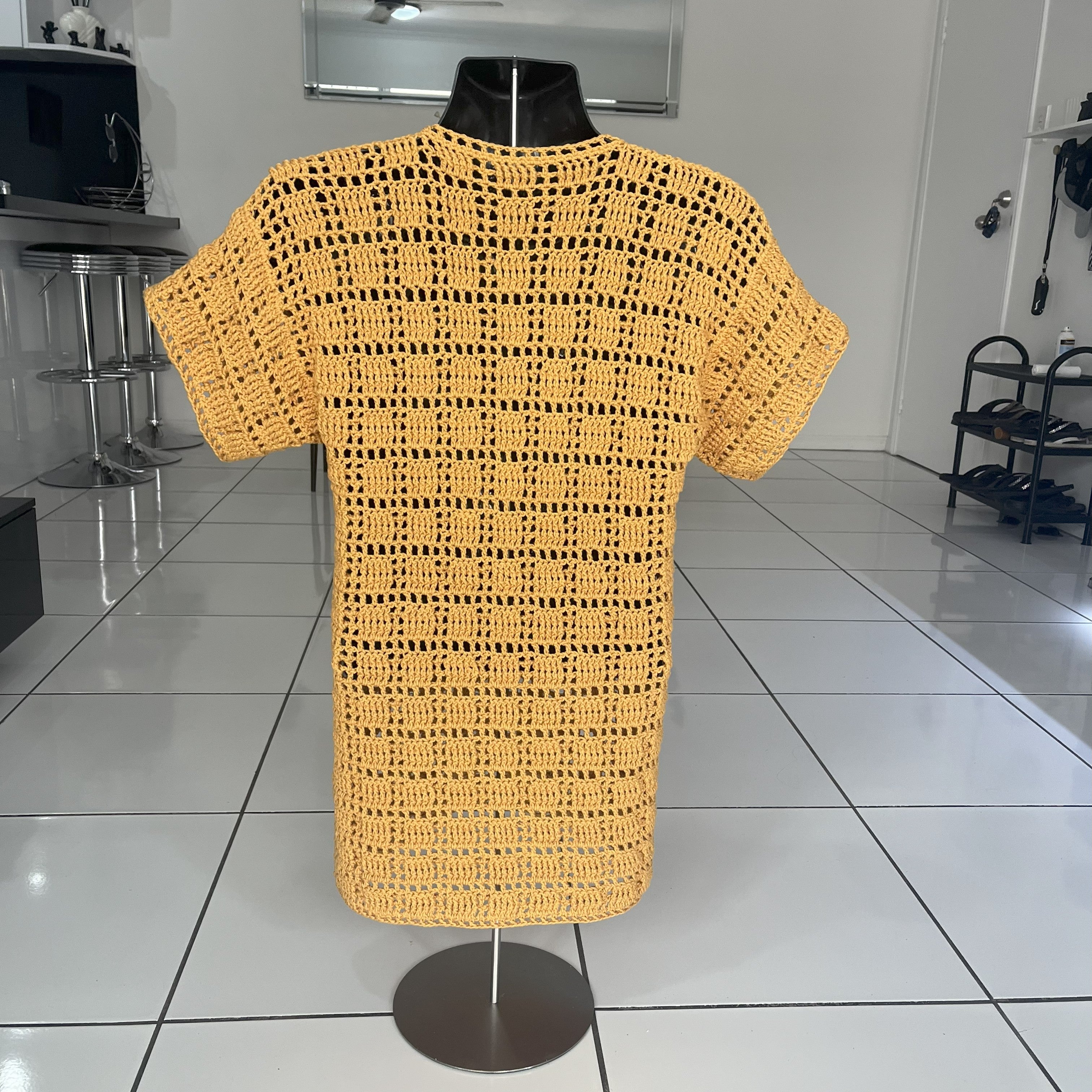 Dallin Crochet Pattern Men's Henley Shirt (S-5XL) – Digital PDF Pattern in English