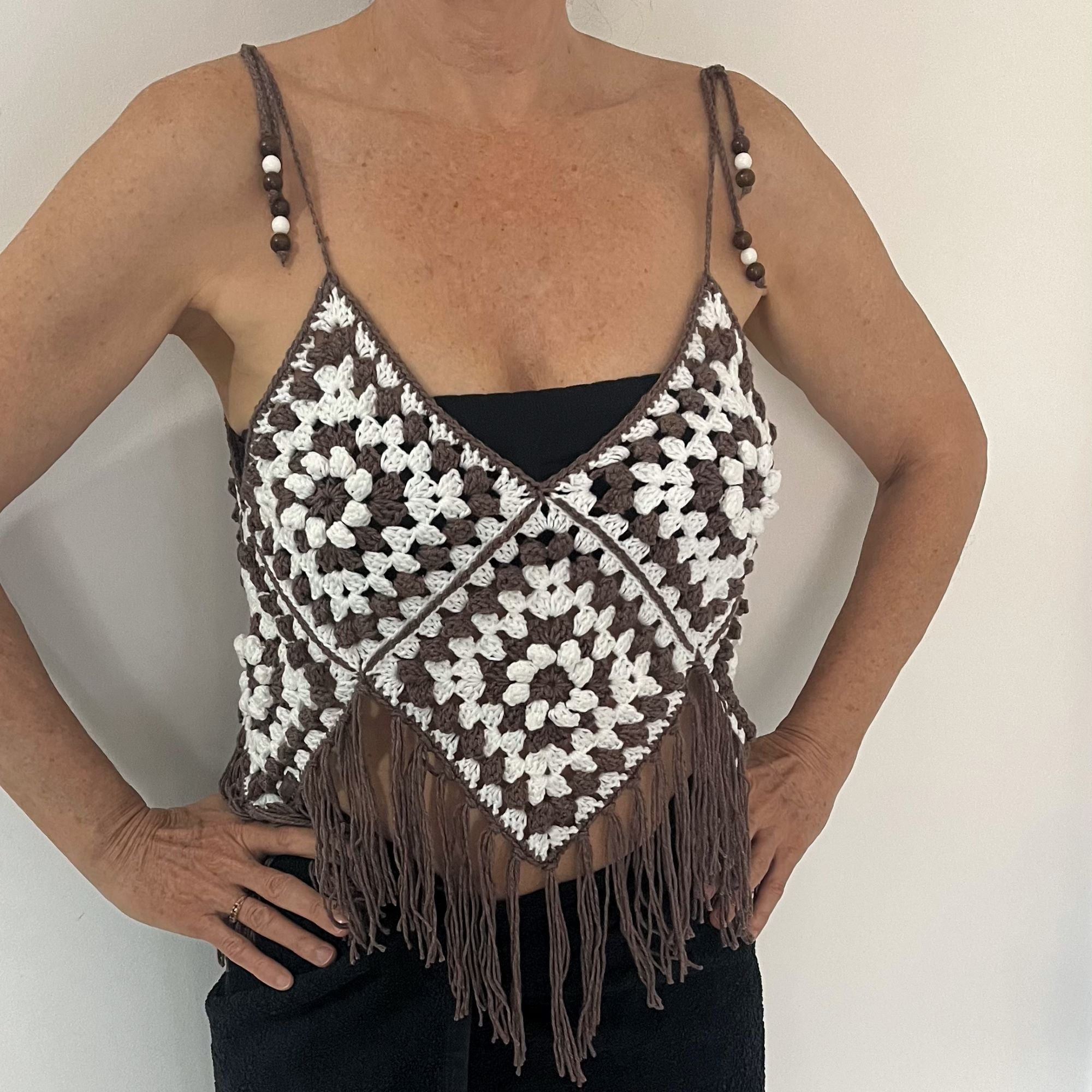 Dreamcatcher Crochet Pattern – Boho Summer Top (Baby to Adult) – PDF Digital Download in English