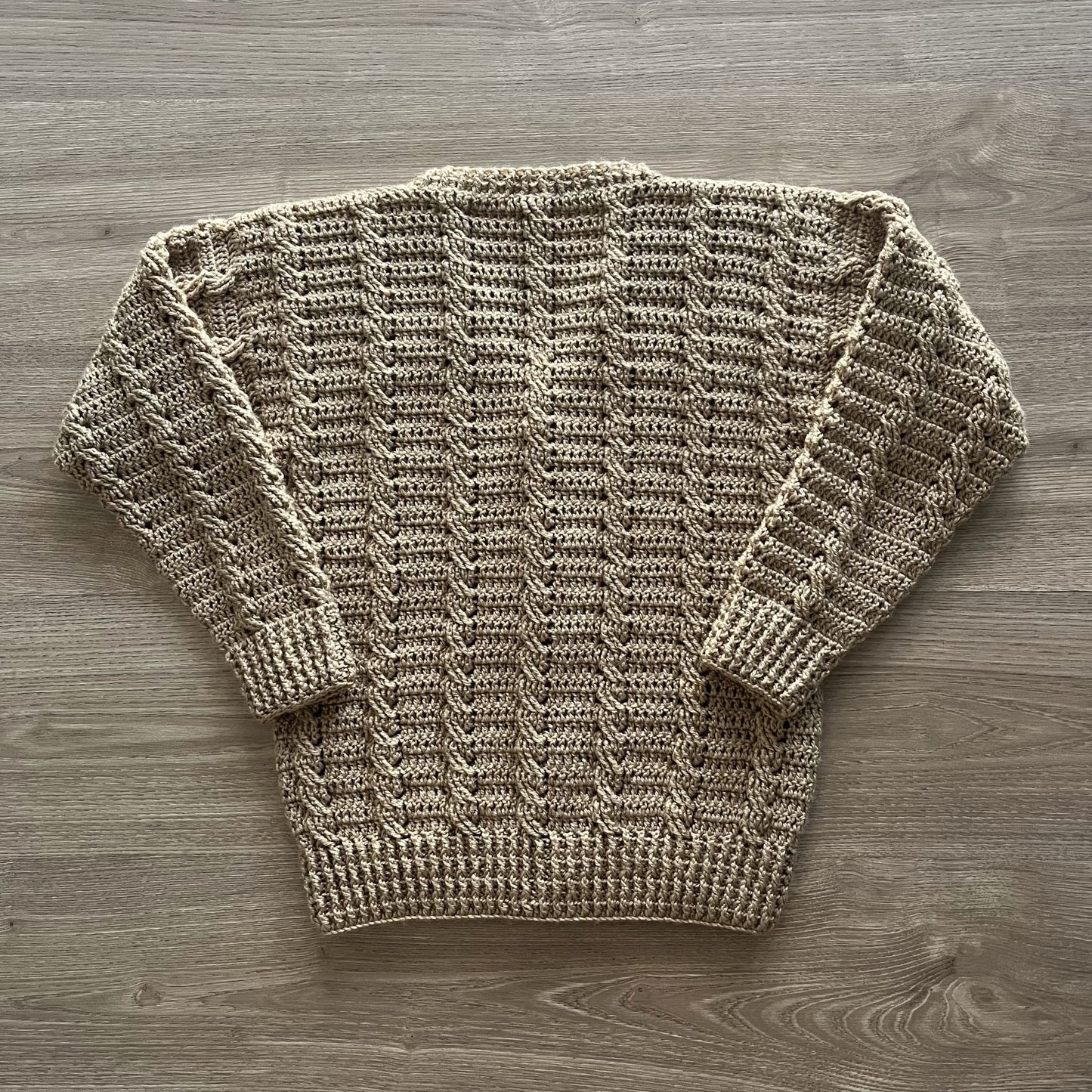 adult crochet sweater cardigan