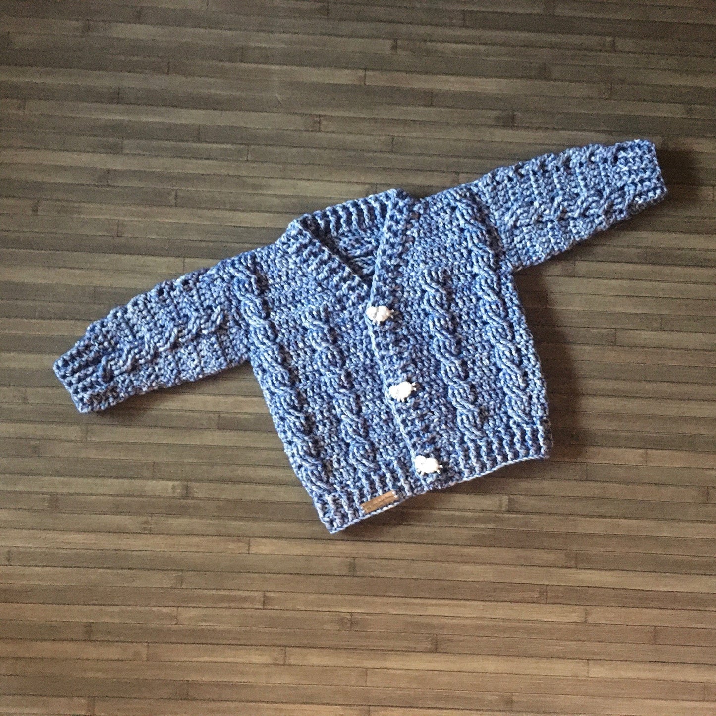 Crochet Pattern Ethan Crochet Cardigan 3 - 10 Years