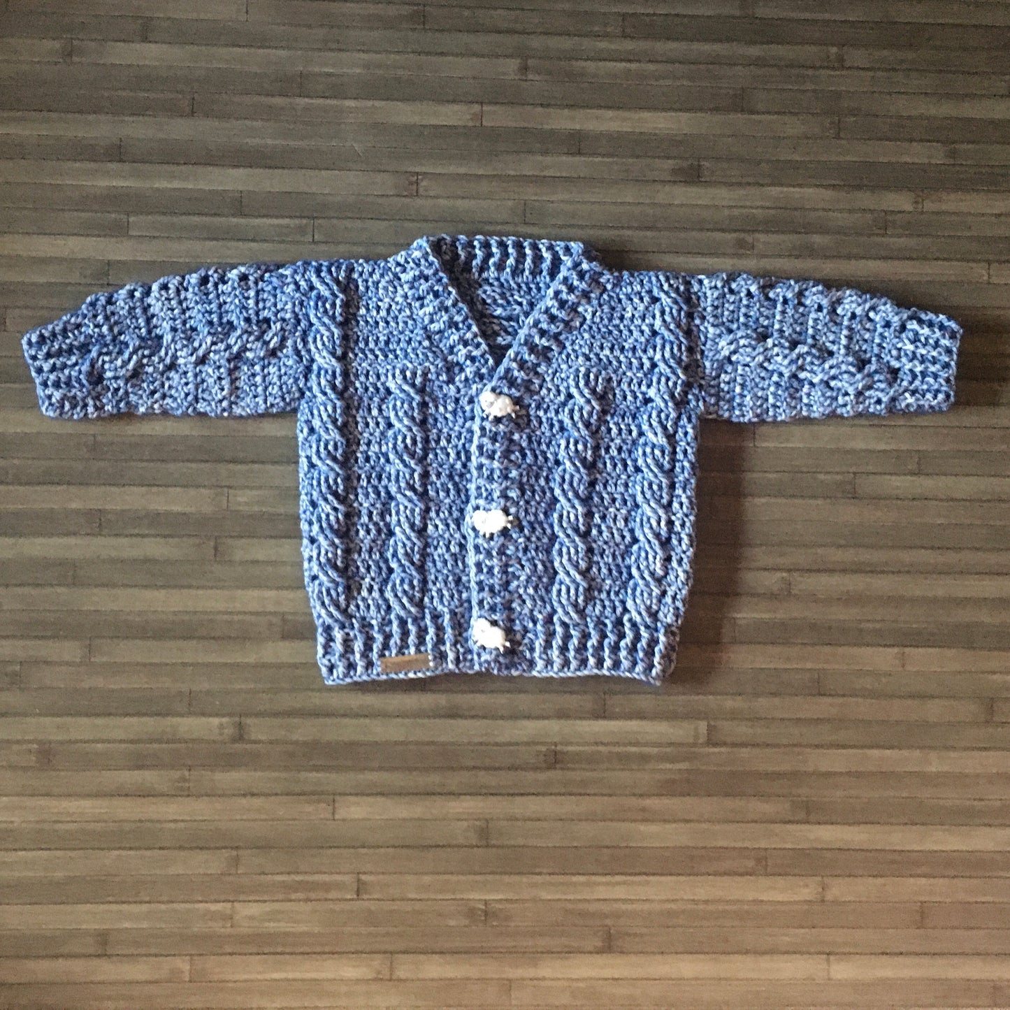 Crochet Pattern Ethan Crochet Cardigan 3 - 10 Years