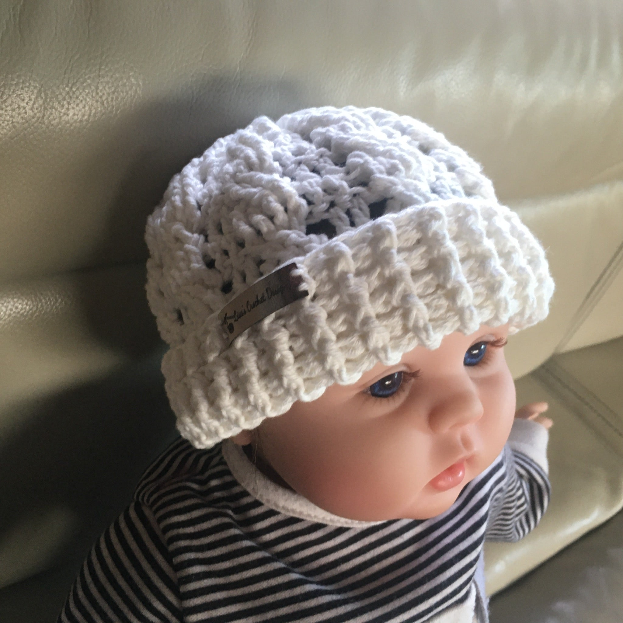 Ethan Crochet Hat Pattern | Smart Cabled Hat in Sizes Prem to 8-10 Years | English PDF