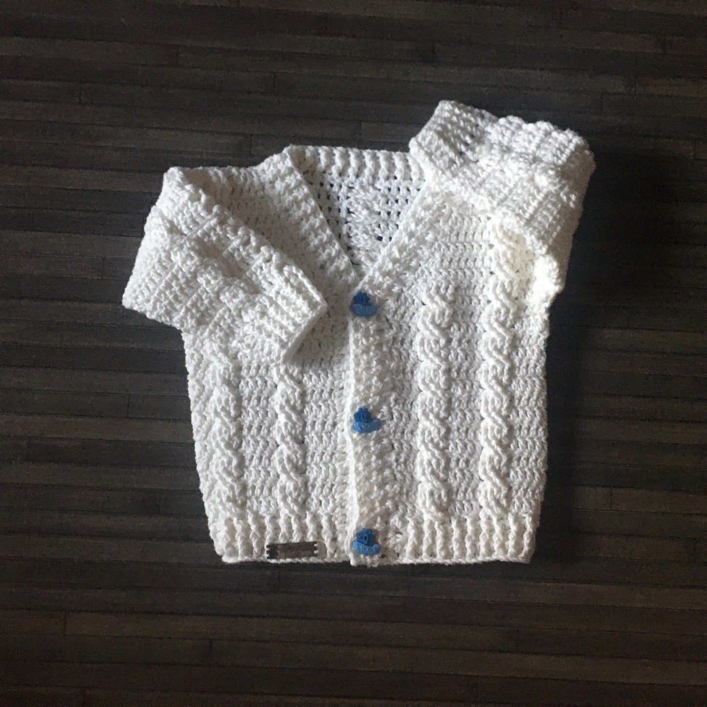 Crochet Pattern Ethan Crochet Cardigan 3 - 10 Years