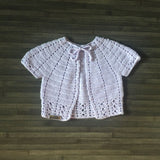 eva summer crochet baby cardigan