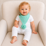 Crochet Baby Bandana Bib Pattern PDF – Fiona Bandana Bib