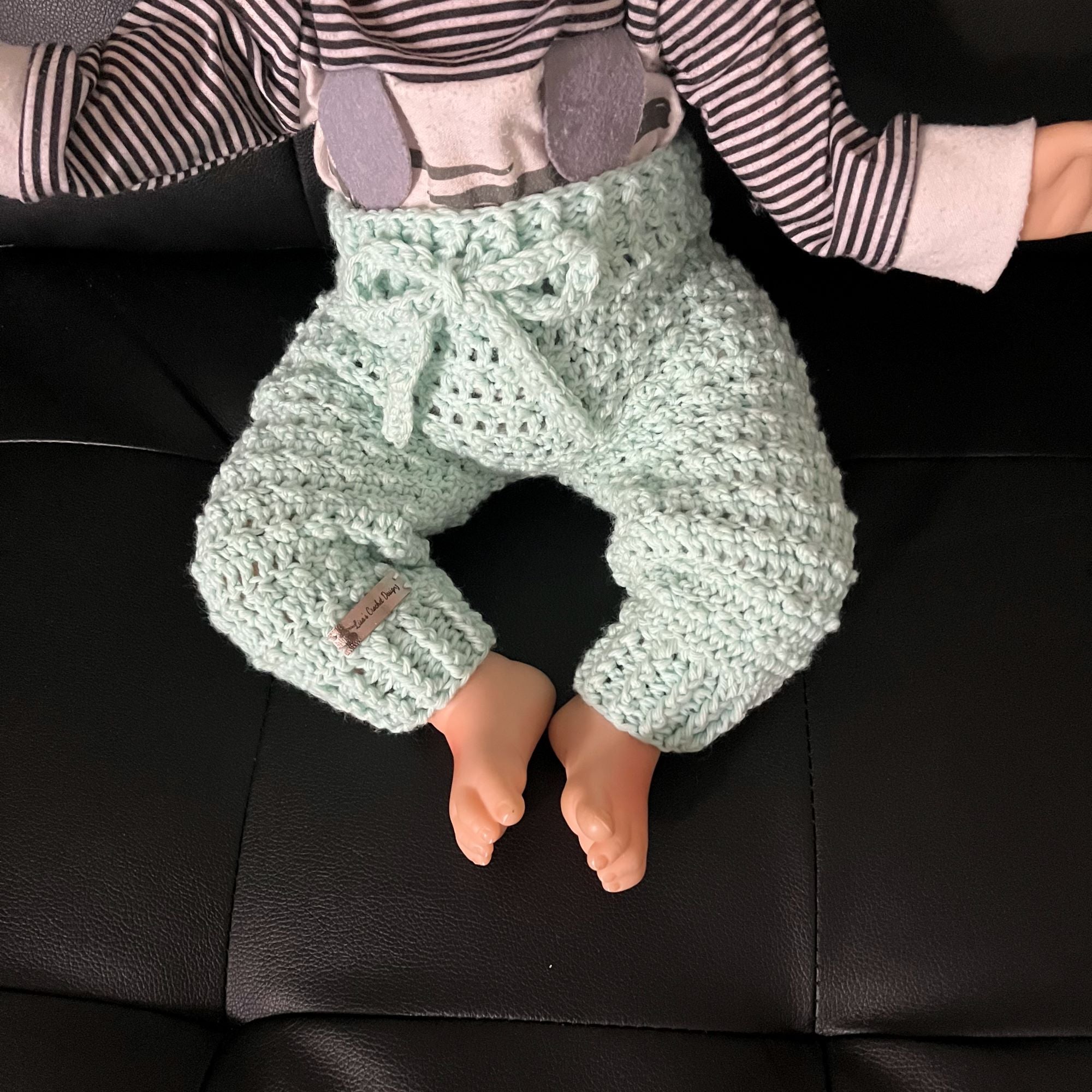 Fiona Crochet Pattern Collections – Cardigan & Pants (0-2Y), Hat (0-10Y), Booties & Trendy Bandana Bib English PDF