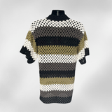 Granny Stitch Crochet Men's Polo Shirt Pattern (S-5XL) - English Only