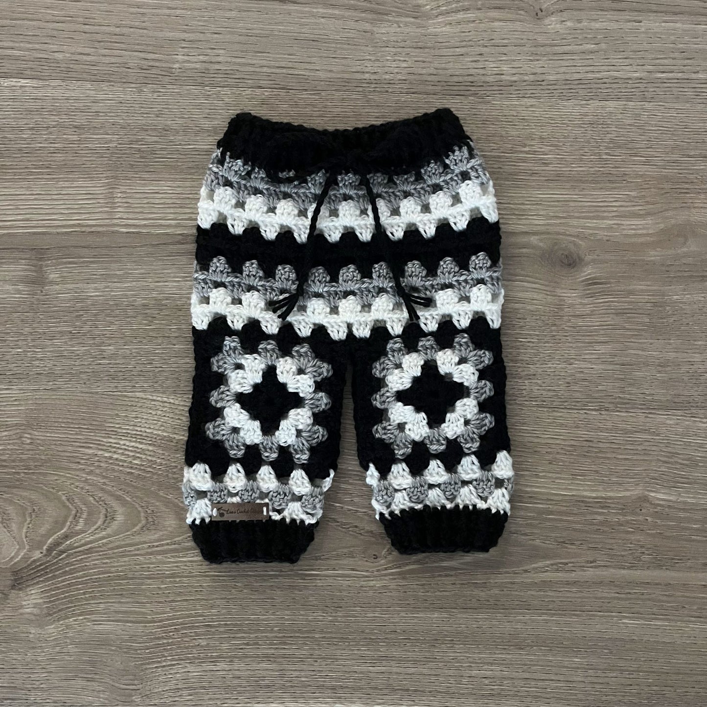 Crochet Pattern Granny Square Baby Pants Newborn to 2 Years