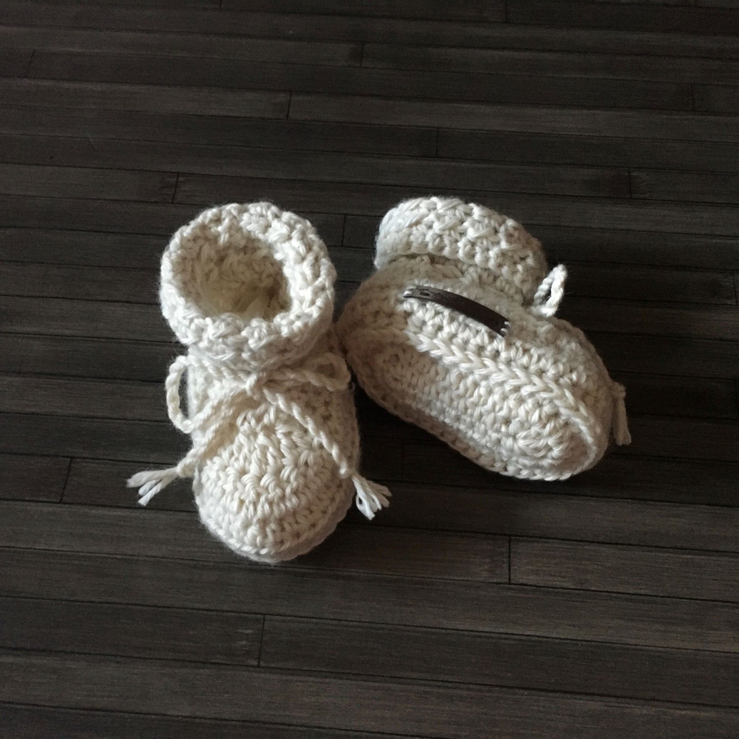 Crochet Pattern Grayson Textured Crochet Baby Booties