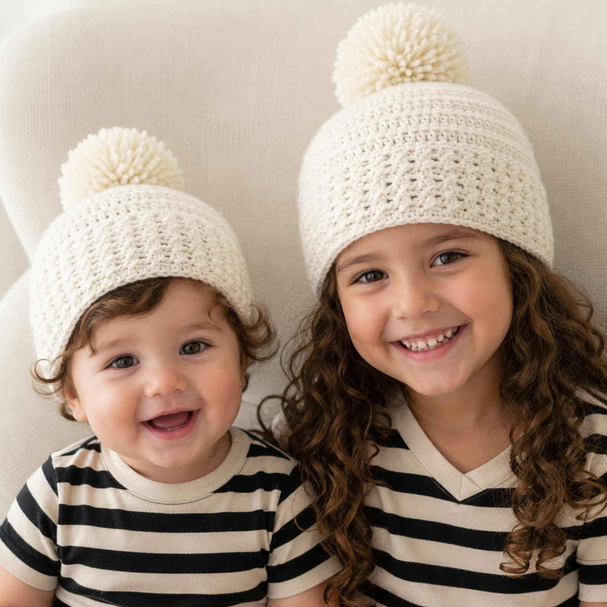 Crochet Hat Pattern PDF – Grayson Beanie (Prem–10Y)