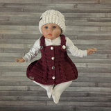 Harper Baby Dress Crochet Pattern (0-4Y) with Bonus Hat Pattern (0-10Y) | English PDF