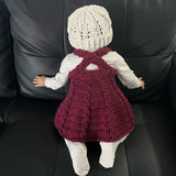Harper Baby Dress Crochet Pattern (0-4Y) with Bonus Hat Pattern (0-10Y) | English PDF