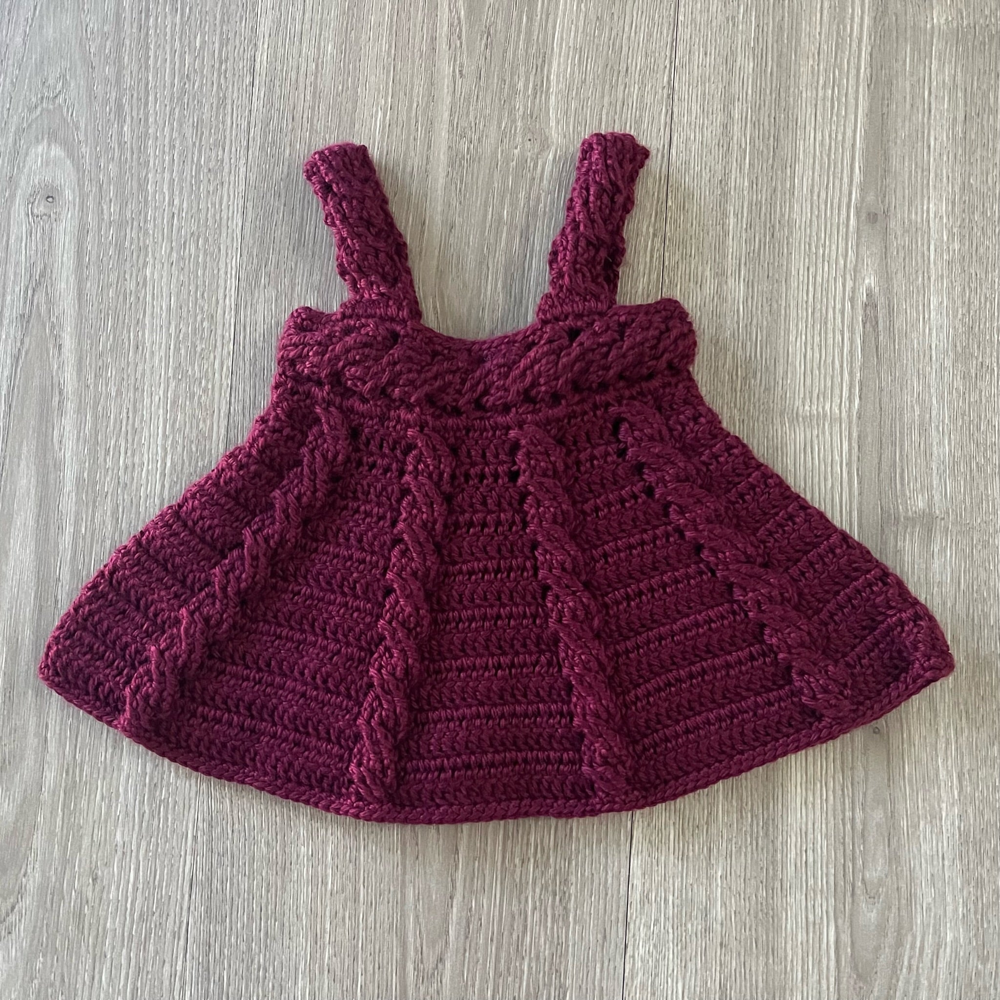 Harper Baby Dress Crochet Pattern (0-4Y) with Bonus Hat Pattern (0-10Y) | English PDF