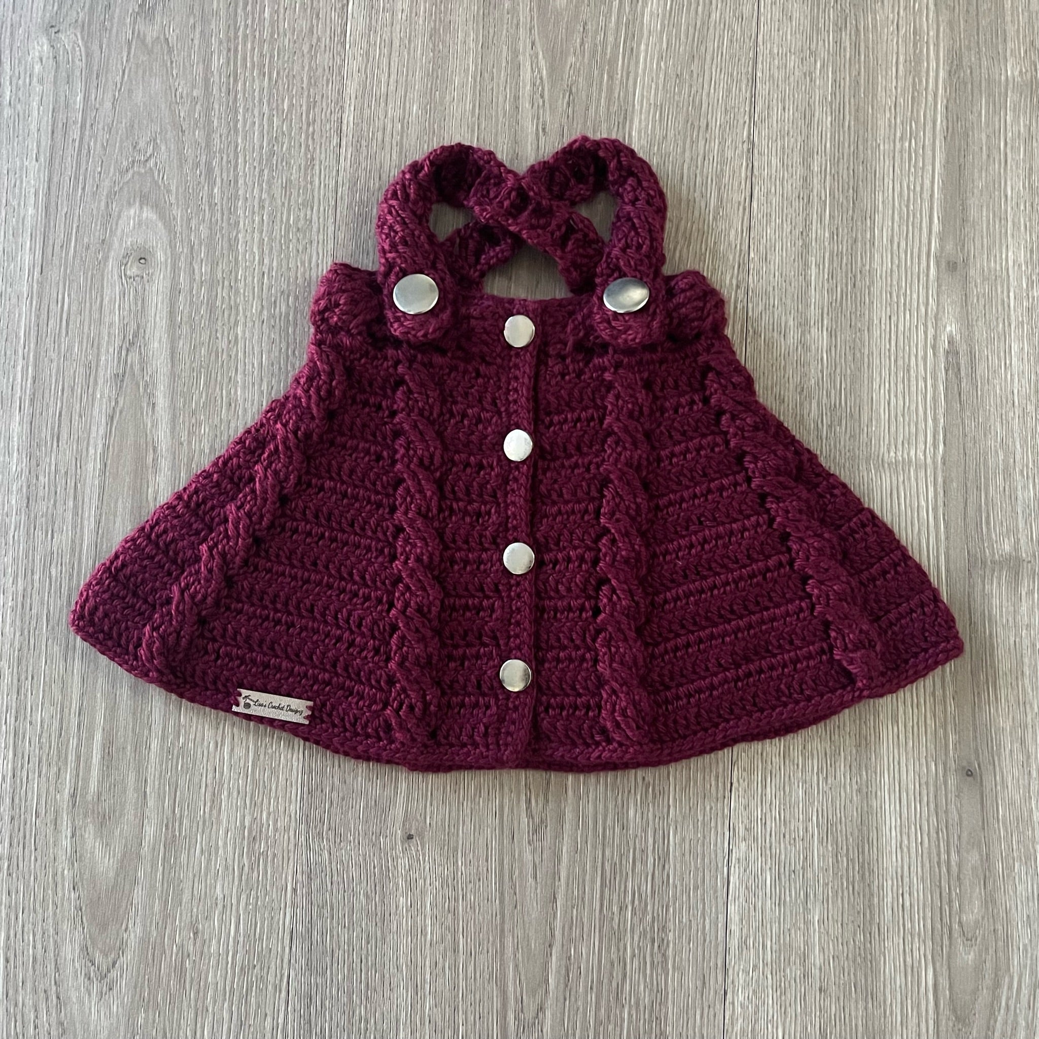 Crochet pinafore online pattern