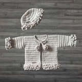 Crochet Cardigan Sweater & Hat Pattern PDF – Harriet Cardigan Set (NB–10Y)