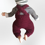 Hugo Baby Romper Crochet Pattern (Newborn–2 Years) – English Only