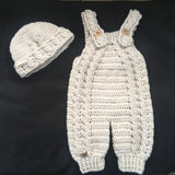 Hugo Baby Romper & Hat Set 0-3 Months | Crochet Pattern PDF | English