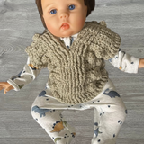 Crochet Baby & Kids Sweater & Vest Pattern – Hunter V-Neck Pullover (0–12Y) – English Only