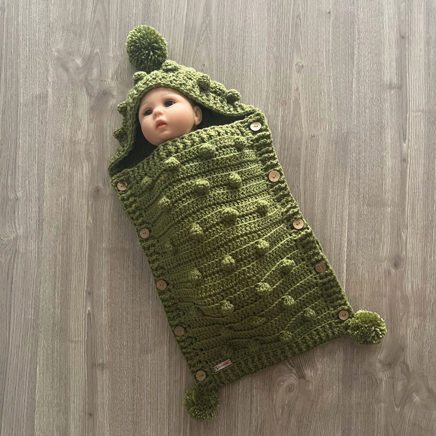 Crochet Pattern Hunter Crochet Baby Sleeping Bag Cocoon