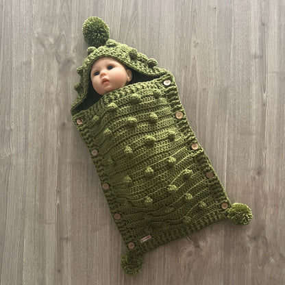 Crochet Pattern Hunter Crochet Baby Sleeping Bag Cocoon